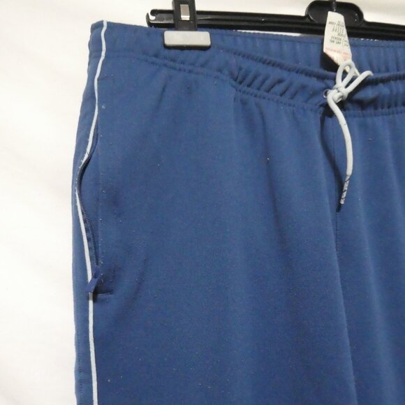 PUMA | xl - extra large | Blue Exercise / Track Pants With White Stripe Sides - Picture 3 of 15